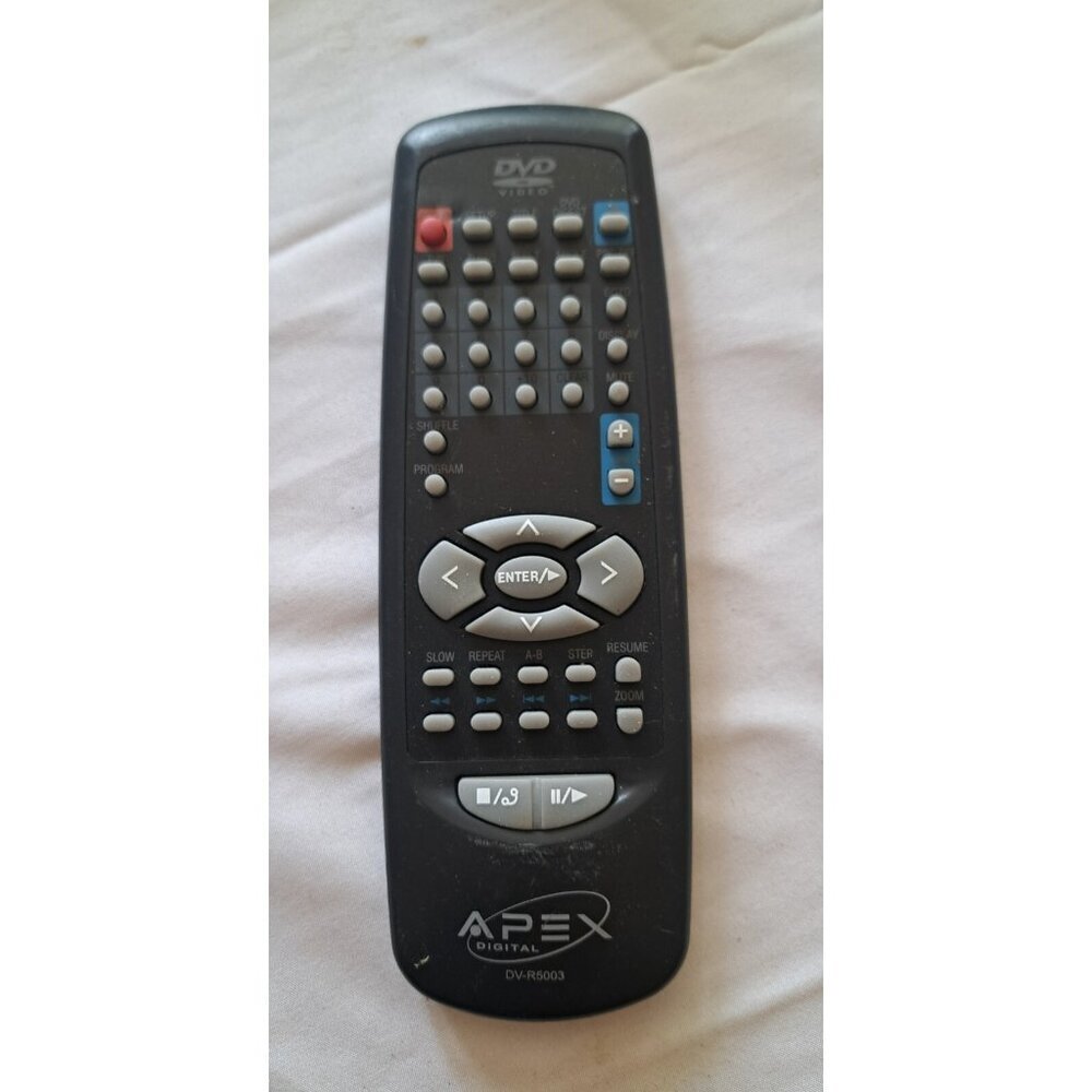 APEX Digital DV-R5003 DVD Video Player Remote Control Genuine Original‎